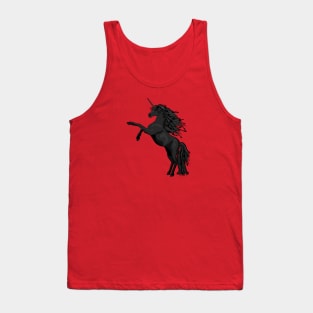 Black Unicorn Tank Top